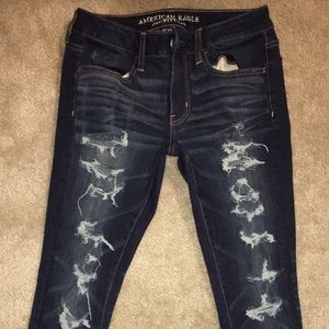 American eagle ripped jeans